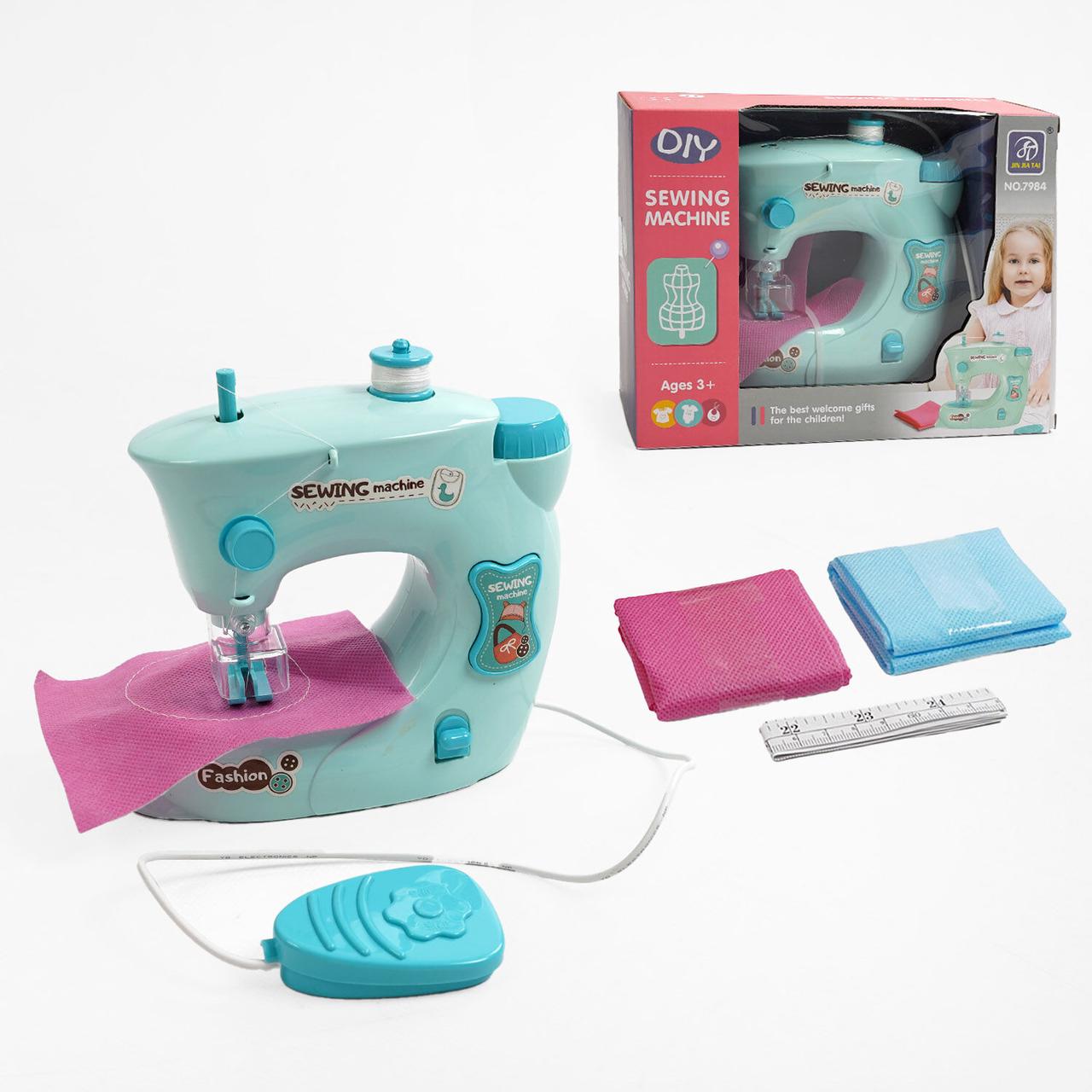 Швейна машинка дитяча 7984 шиють, світиться, фото 1