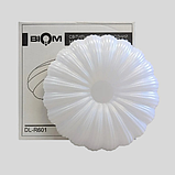 Світлодіодна люстра світильник LED 18Вт 26см біла кругла без пульта біле світло BIOM DEL-R605, фото 4