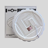 Світлодіодна люстра світильник LED 18Вт 26см біла кругла без пульта біле світло BIOM DEL-R605, фото 5