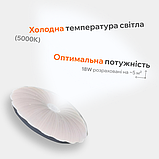 Світлодіодна люстра світильник LED 18Вт 26см біла кругла без пульта біле світло BIOM DEL-R605, фото 2