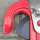 Сучкоріз висотний з пилкою і мотузковим механізмом для обрізки дерев під штангу - садовий висоторіз, фото 3