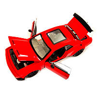 Машинка металева Dodge Challenger SRT Додж червона 1:24 звук світло відкр двері баг капот 20*7*5,5см (GT-12099), фото 5