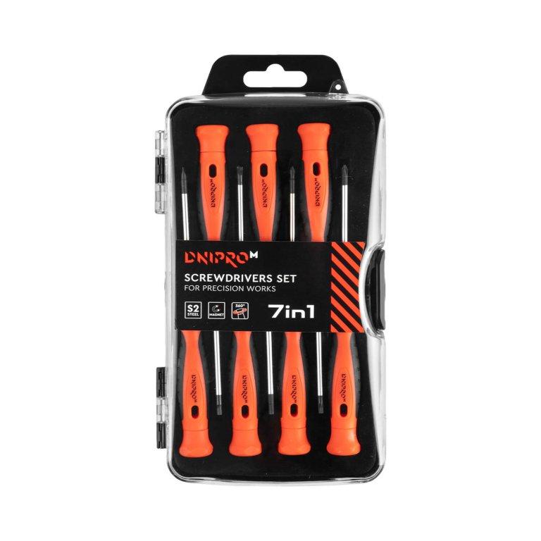 Набір викруток Dnipro-M для точних робіт S2 7 шт., фото 1