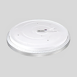 Світлодіодна люстра світильник BIOM 24Вт DL-R106-24, 33 см, холодне світло, кругла, біла, без пульта, фото 5