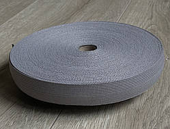 Окантувальна тасьма (лямовка) сіра, 25 мм