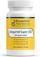 Researched Nutritionals Ubiquinol Super 200 / Убіхінол Супер 200 мг 30 капсул