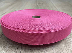 Окантувальна тасьма (лямовка) рожева, 25 мм