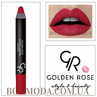 Матовая помада карандаш Golden Rose Matte Lipstick Crayon № 04