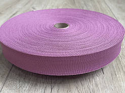 Окантувальна тасьма (лямовка) пудрова, 25 мм