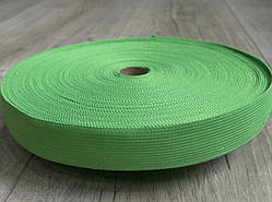 Окантувальна тасьма (лямовка) зелена, 25 мм