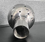 Миюча головка нержавіюча стаціонарна 1/2" AISI 304, фото 3