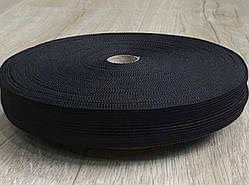 Окантувальна тасьма (лямовка) чорна, 25 мм