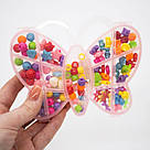 Набір намистин для плетіння браслетів 144шт, в пеналі / Набір для творчості з намистин / Намистини для браслетів, фото 9