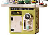Дитяча велика ігрова іграшкова кухня з водою паром тостером підсвіткою і звуковими ефектами Висота 95 см, фото 5