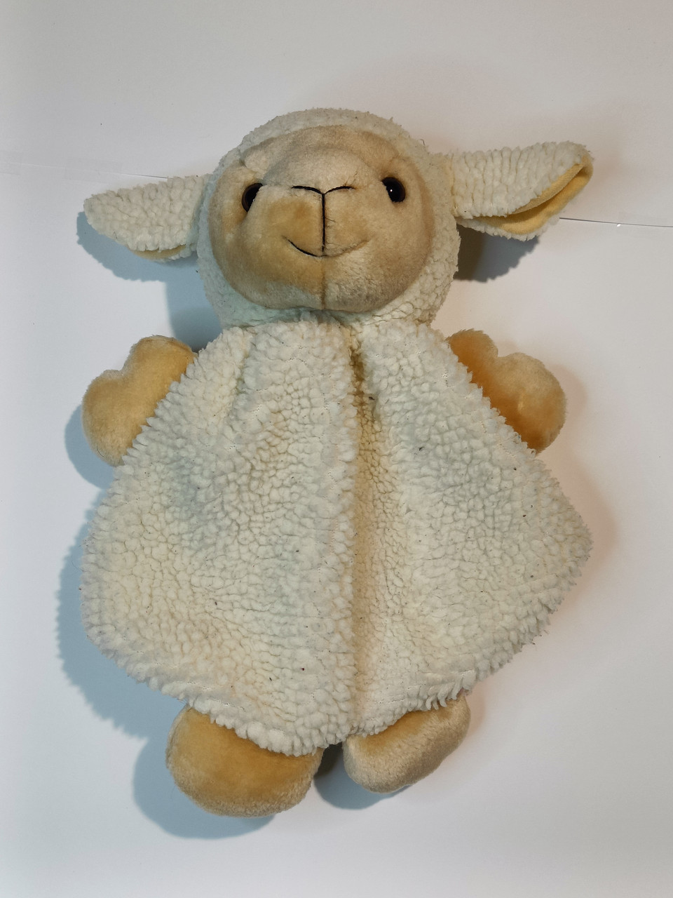 М'яка іграшка-сумка Овечка на змійці, висота 31 см, фото 1