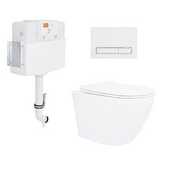 Готове рішення Qtap для ванної кімнати: Унітаз напольний Robin Ultra Quiet QT13223381AW + інсталяція