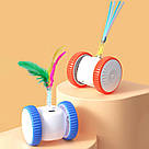 Інтерактивна іграшка для кота, від USB, 6,5х5 см, Колір Рандом / Розумна іграшка для котів / Іграшка для кошеняти, фото 8