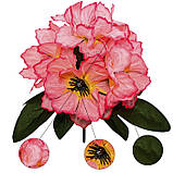 Штучні квіти букет бордюрний клематис, 18см, фото 4