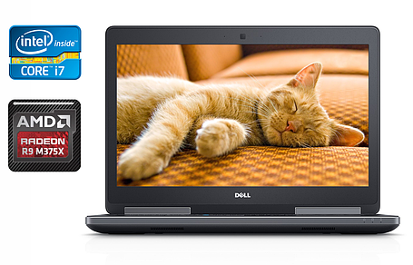 Ноутбук Dell Precision 7510/ 15.6" (1920x1080)/ Core i7-6820HQ/ 16 GB RAM/ 512 GB SSD/ Radeon R9 M375X 2GB, фото 1