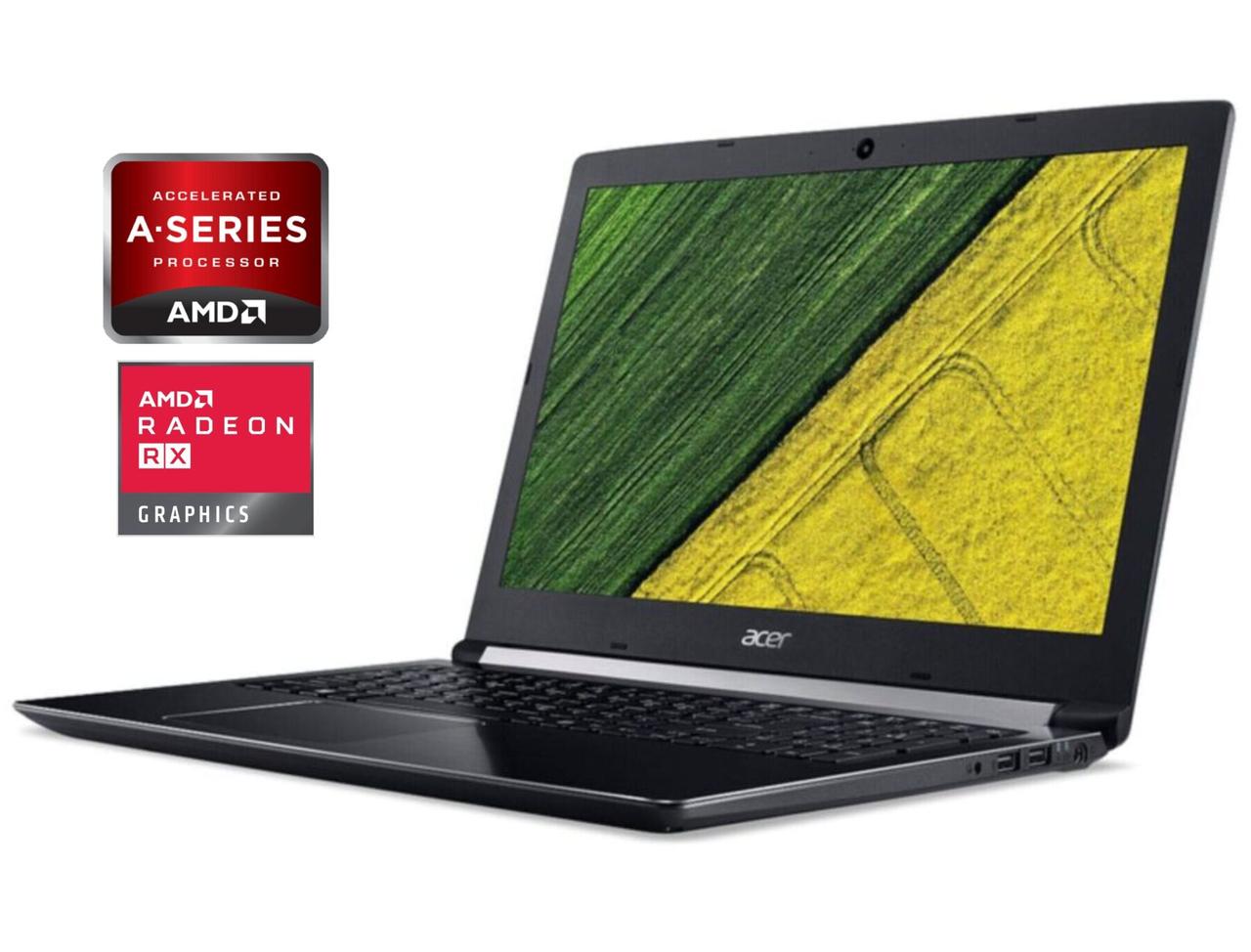 Ігровий ноутбук Acer Aspire A515-41G/ 15.6" (1366x768)/ AMD A12-9720P/ 8 GB RAM/ 256 GB SSD/ Radeon RX 540 2GB