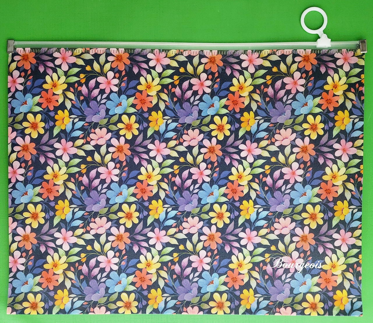 Канц Папка із пластиковою застібкою А4+ ”Bourgeois” /ПП102/4/ 180мкн, диз. P0119 (10/200)