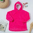 Дитяча толстовка-плед Huggle Pets Hoodie, зріст до 140 см, Рожевий / Плед з капюшоном / Дитячий худі, фото 2