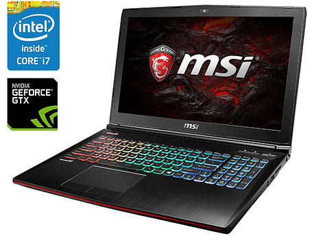 Ігровий ноутбук Б-клас MSI GE62 Apache Pro/ 15.6" 1920x1080/ i7-6700HQ/ 32GB RAM/ 512GB SSD/ GTX 960M 2GB, фото 1