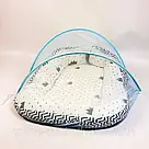 Кокон для новонароджених з матрацом 93х53см, Блакитний / Кокон-гніздечко для дитини / Дитячий кокон для сну, фото 2