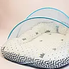 Кокон для новонароджених з матрацом 93х53см, Блакитний / Кокон-гніздечко для дитини / Дитячий кокон для сну, фото 6