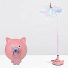 Інтерактивна іграшка дражнилка для кота на присосці, 91 см / Іграшка для кішок з пером / Вудочка для кота, фото 6