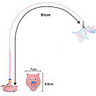 Інтерактивна іграшка дражнилка для кота на присосці, 91 см / Іграшка для кішок з пером / Вудочка для кота, фото 7