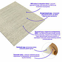 Самоклеюча декоративна 3D панель 700x700x5мм Білий Бамбук (071) SW-00000073, фото 2