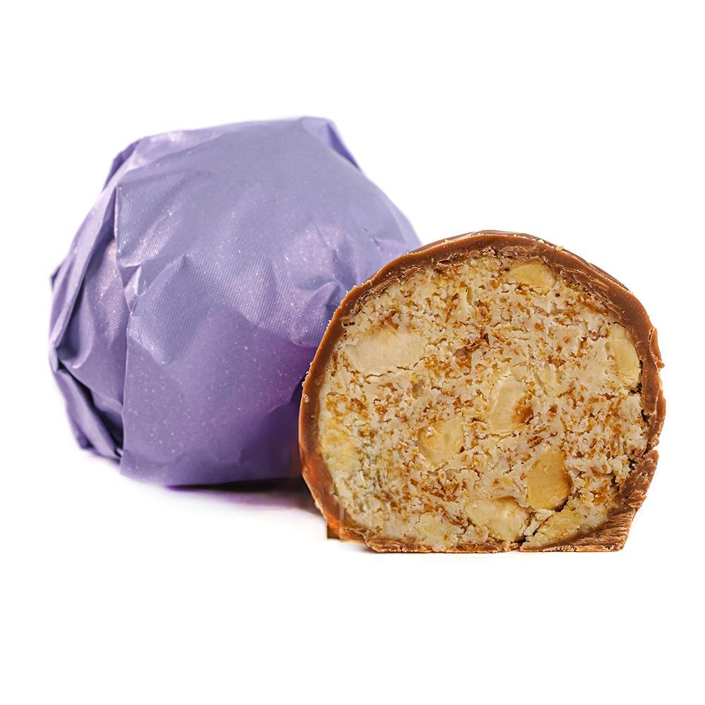 Дубайські цукерки Lux Choco #3119 з лісовим горіхом, вафельною крихтою, тістом катаїфі 1шт