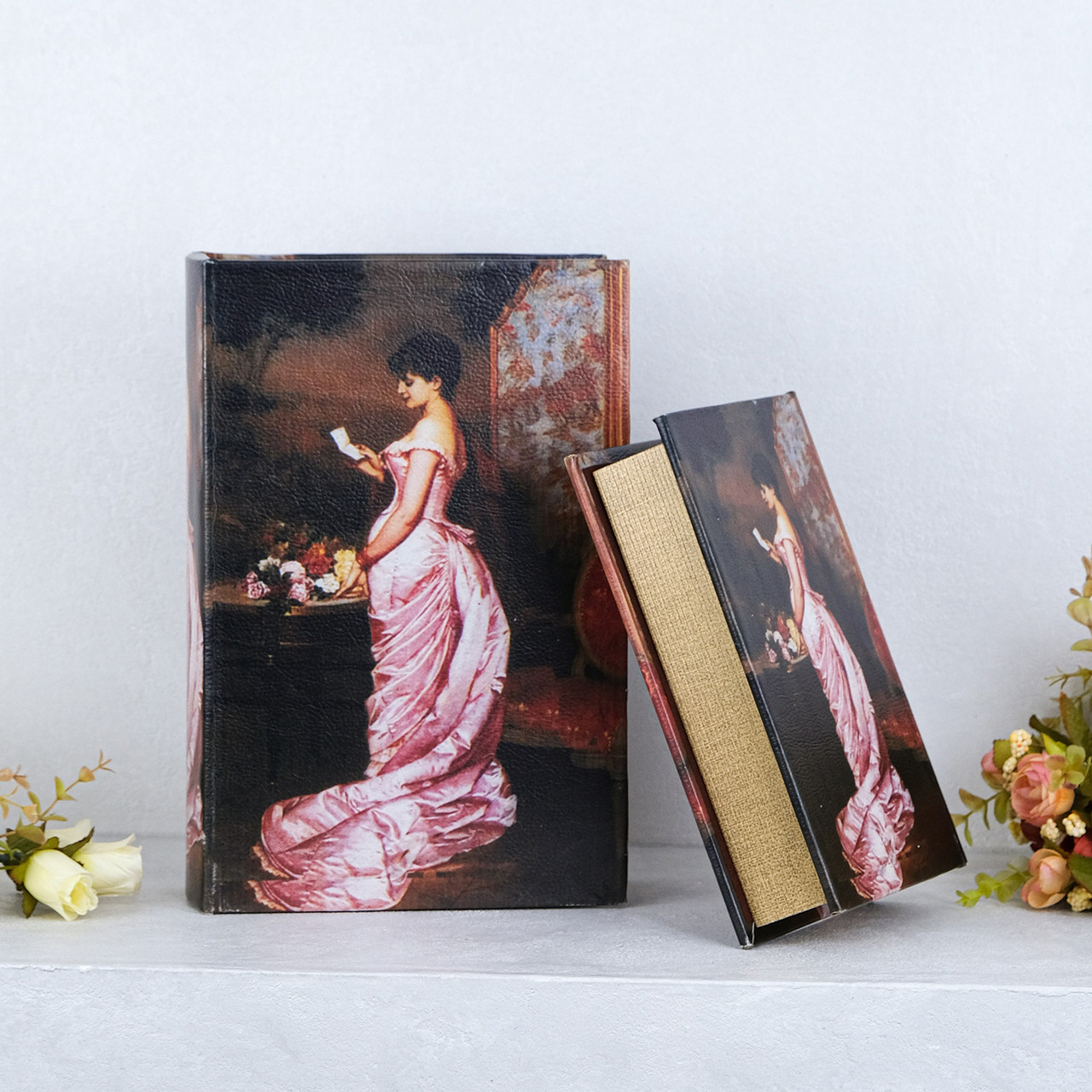 Скринька книга набір з 2-х Леді в рожевому Гранд Презент 22-KSH-SC387