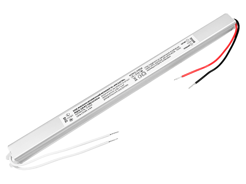 Блок живлення 12V 72W 6A IP20 slim (1020718)