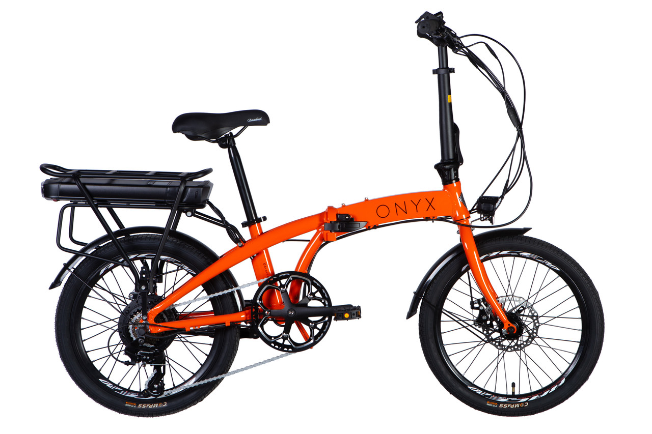 Велосипед з електроприводом 20" AL Dorozhnik eONYX DD FR рама-11" 36B 12.5А*г 500Вт помаранчевий YS 7421 2025