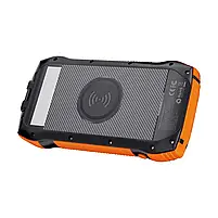Повербанк з сонячною панеллю 20000mAh Choetech B657 Black PD20W+QC QC3.0 PD3.0 бездротова зарядка (43-00134), фото 4