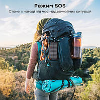Повербанк з сонячною панеллю 20000mAh Choetech B657 Black PD20W+QC QC3.0 PD3.0 бездротова зарядка (43-00134), фото 8