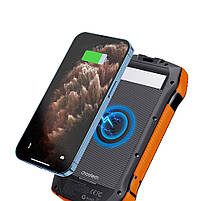 Повербанк з сонячною панеллю 20000mAh Choetech B657 Black PD20W+QC QC3.0 PD3.0 бездротова зарядка (43-00134), фото 10