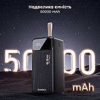 Повербанк 50000 mAh Choetech B733 Black 65W QC3.0 PD3.0 (43-00142), фото 7
