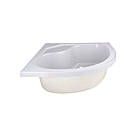 Душова кабіна Latwa SC90x90.SAT.HIGH.FR полукругла, скло Frost 4 мм + Душовий піддон KAPIELKA ST90x90x41, з, фото 10