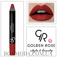 Матова помада олівець Golden Rose Matte Lipstick Crayon No 09