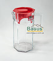 Глечик скляний 1,5 л Isfahan Glass "Morvaried" 713 (Іран)