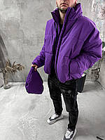 Куртка зимова (матова) зі знімним капюшоном виробництво Україна SHOP OP