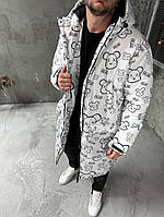 Куртка зимова з капюшоном чоловіча зима унісекс SHOP OP