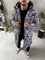 Куртка зимова з капюшоном чоловіча зимова стильна SHOP OP