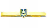 Затискач на краватка герб України метал