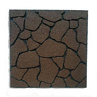 Дикий камінь гнучкий 500х500х20 мм - Коричневий