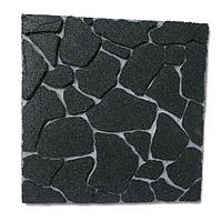 Дикий камінь гнучкий 500х500х30 мм - Чорний