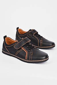 Туфлі дитячі для хлопчика чорного кольору 199425P